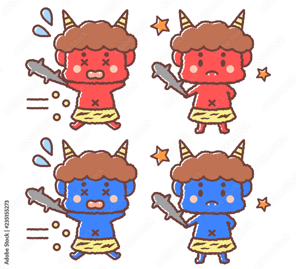 節分 鬼 豆まき イラスト Stock Vector Adobe Stock 節分 鬼 豆まき イラスト Stock Vector Adobe Stock