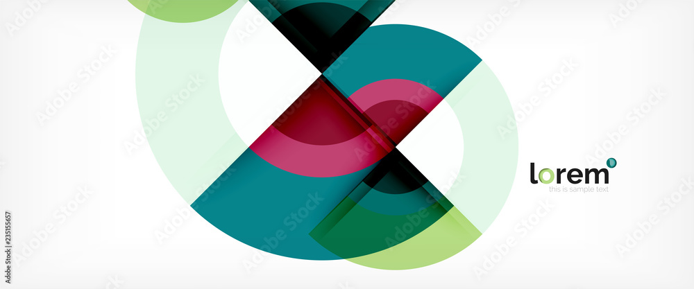 Multicolored round shapes abstract background Multicolored round shapes abstract background
