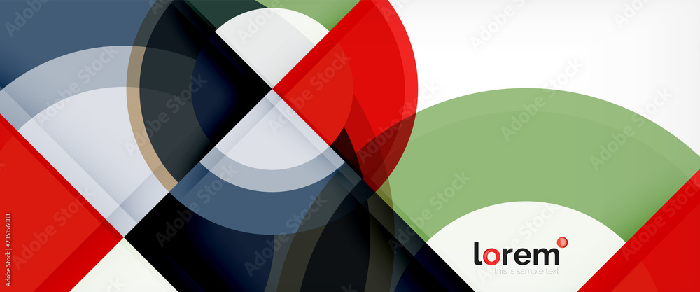 Multicolored round shapes abstract background Multicolored round shapes abstract background