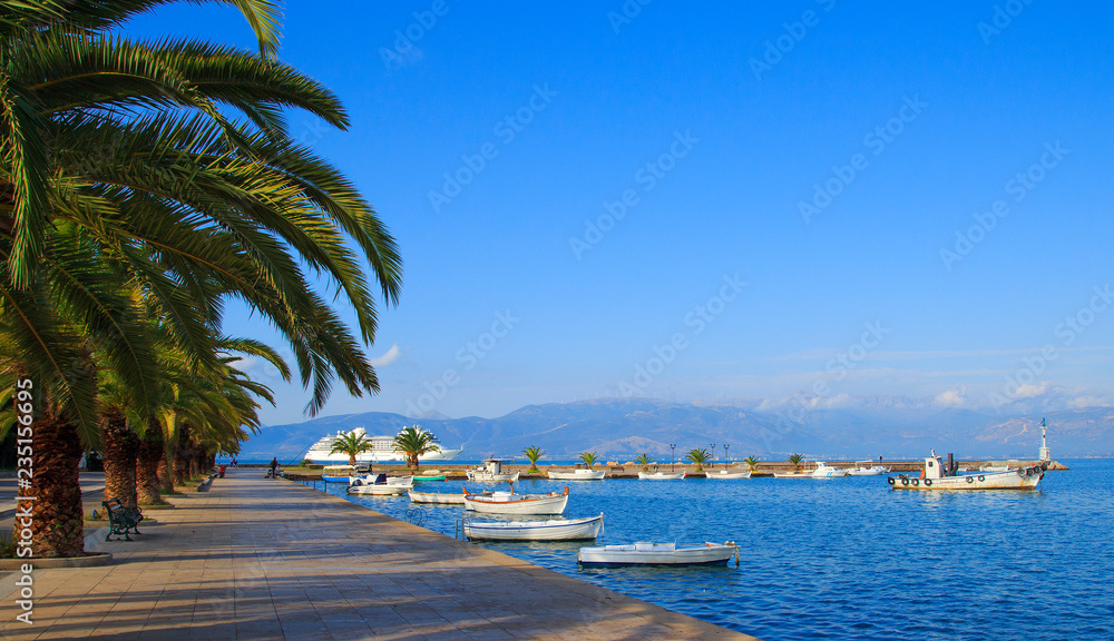 Nafplio is a seaport town in the Peloponnese peninsula, Greece.