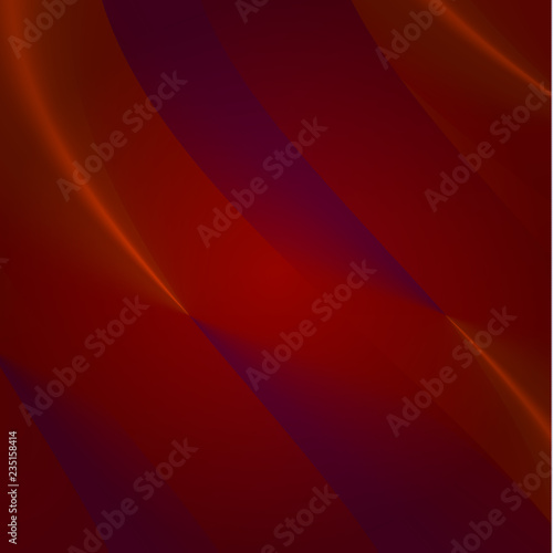 Colored smooth curved lines. Shadow. Vector illustration