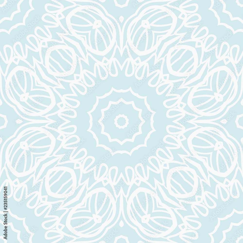 Unique, abstract floral color pattern. Seamless vector illustration. For fantastic design, wallpaper, background, fantastic print.