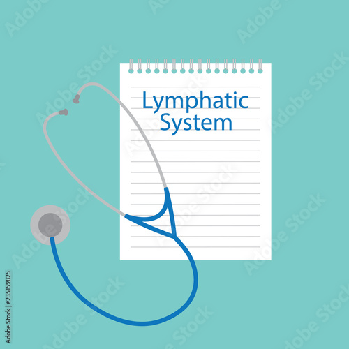 Liver failure written in a notebook- vector illustration