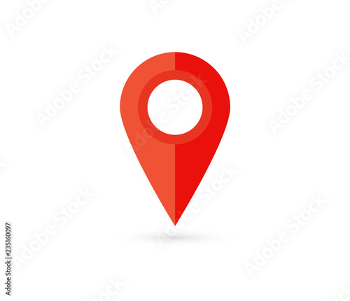 Free Download Location pin. Map pin flat icon vector design. - GFXLoad