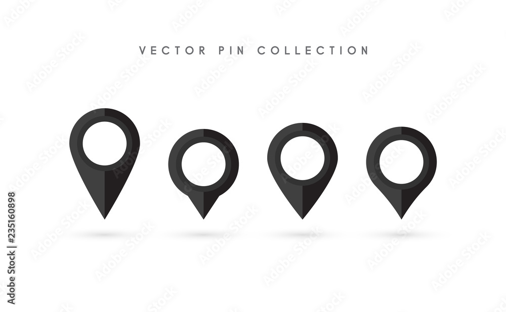 Location pin. Map pin flat icon vector design. Location pin. Map pin flat icon vector design.