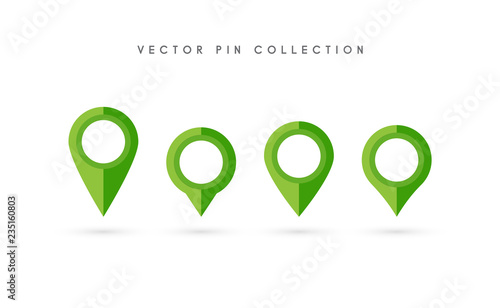 Obraz na płótnie Location pin. Map pin flat icon vector design. w salonie