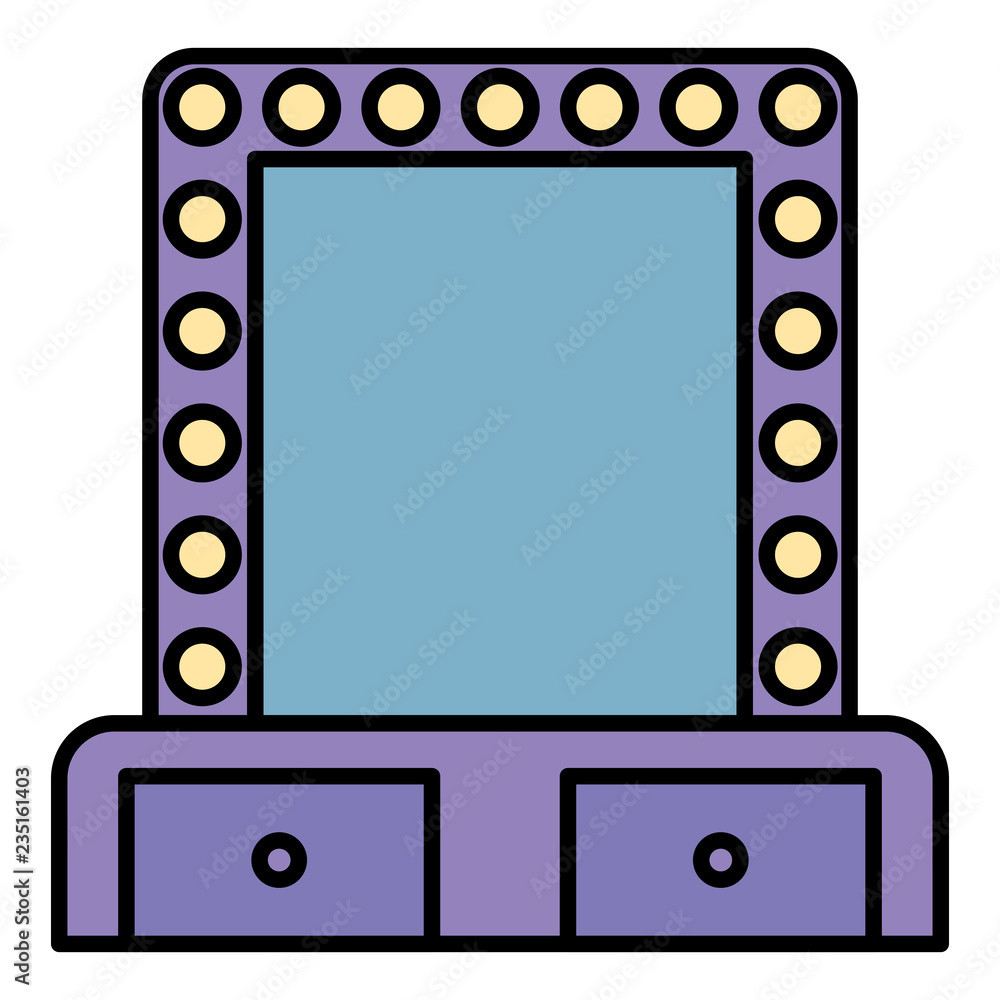 Fototapeta premium makeup mirror design