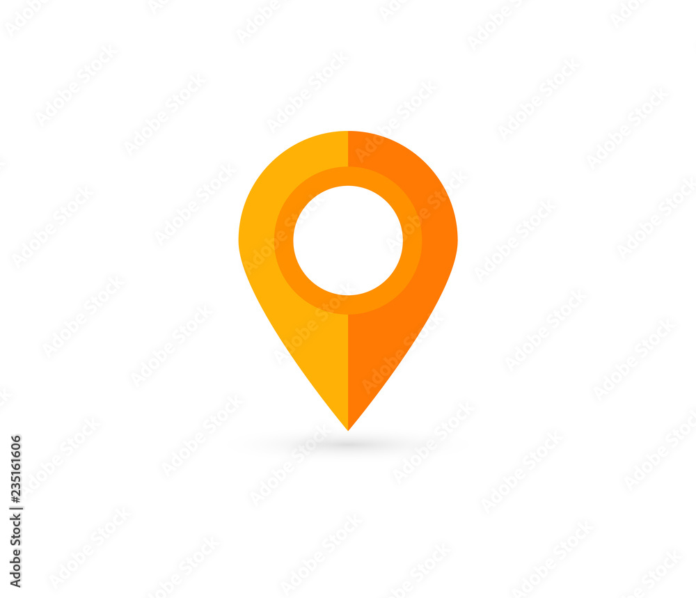 Location pin. Map pin flat icon vector design. Location pin. Map pin flat icon vector design.
