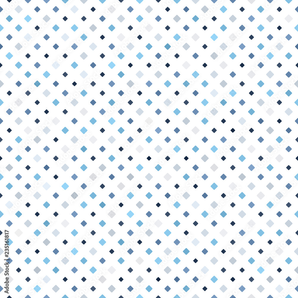 Rounded diamond pattern. Seamless vector