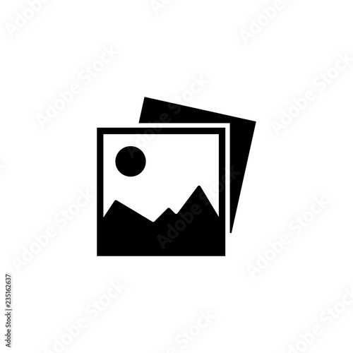 Image Gallery Icon Symbol. Premium Quality Isolated Image Gallery Icon Element In Trendy Style. Vector Illustration of Image, Photo and Album Meaning Concept.