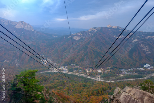 cable car at the mountains