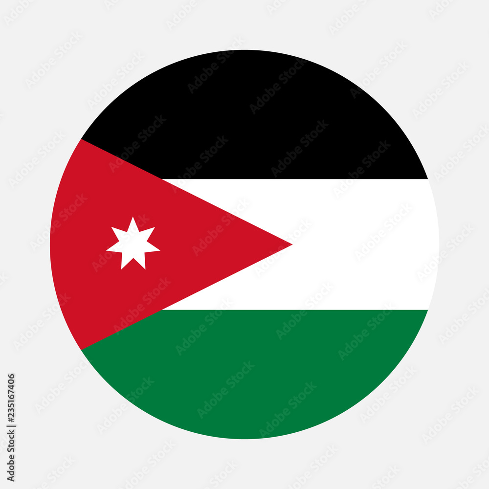 Jordan flag circle