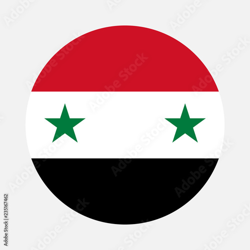 Syria flag circle