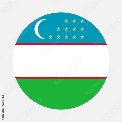 Free Download Uzbekistan flag circle - GFXLoad