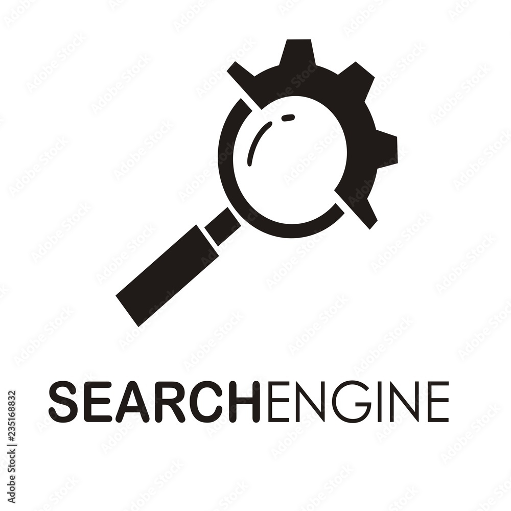 search engine icon vector. search engine icon vector.