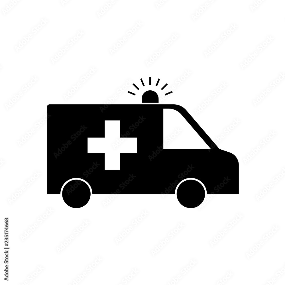 ambulance car icon, flat design best vector icon ambulance car icon, flat design best vector icon