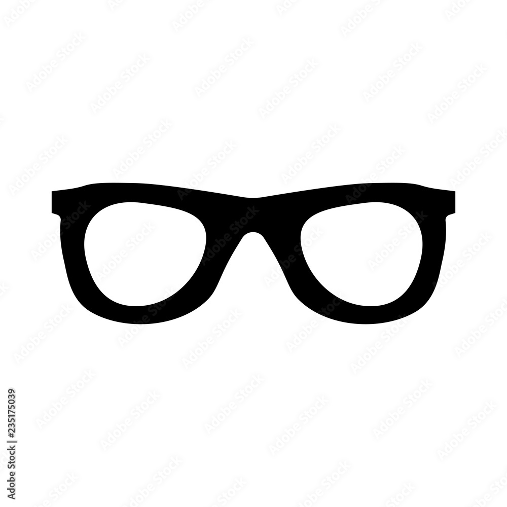 Fototapeta premium classic glasses icon. Eyeglass frame element icon. Premium quality graphic design icon.