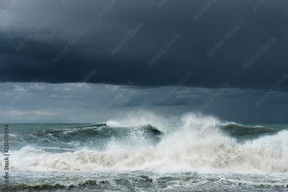 Fototapeta premium Stormy sea