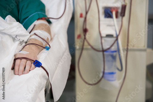 Photos Hemodialysis machines with tubing