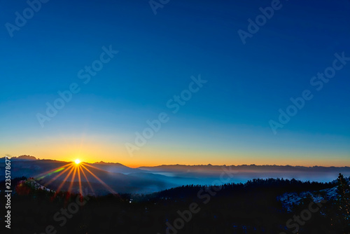 Sunstar, Ansel Adams Wilderness, California photo
