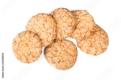 Group of oatmeal cookies