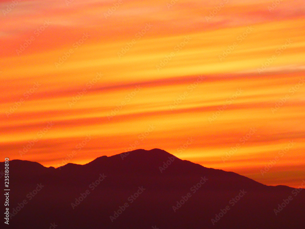 Tramonto sulla costa ovest Tramonto sulla costa ovest