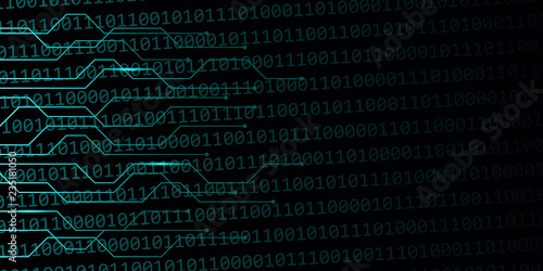 digital web background with binary code vector illustration EPS10