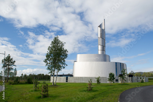 Bild auf Leinwand the Northern lights cathedral, Alta, Norway