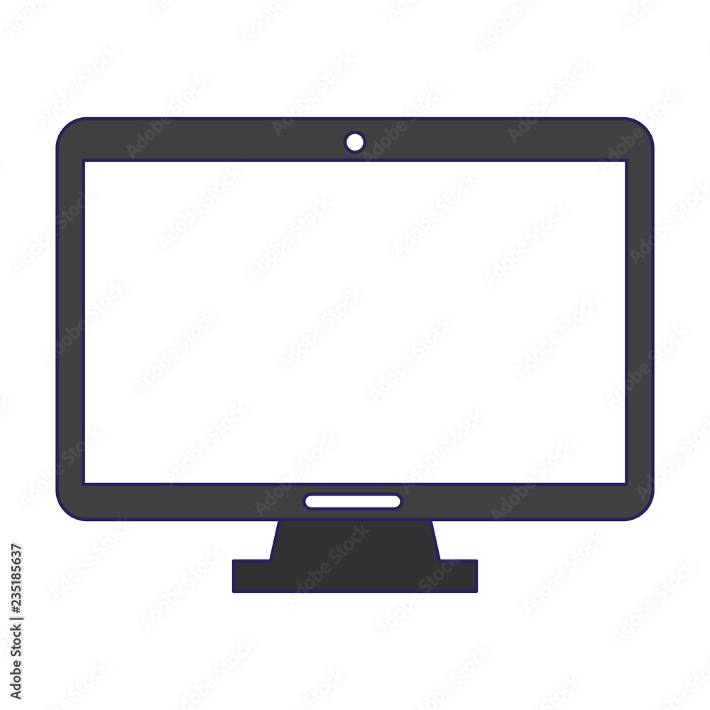 Blank computer screen Blank computer screen