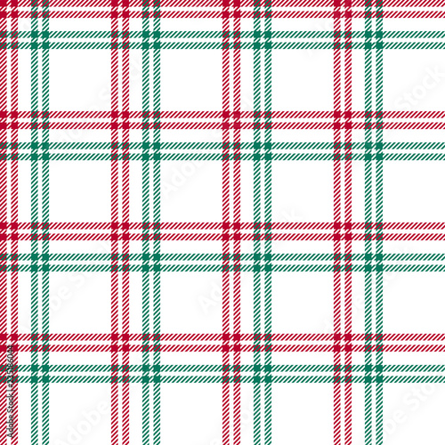 Christmas plaid seamless pattern. Vector background