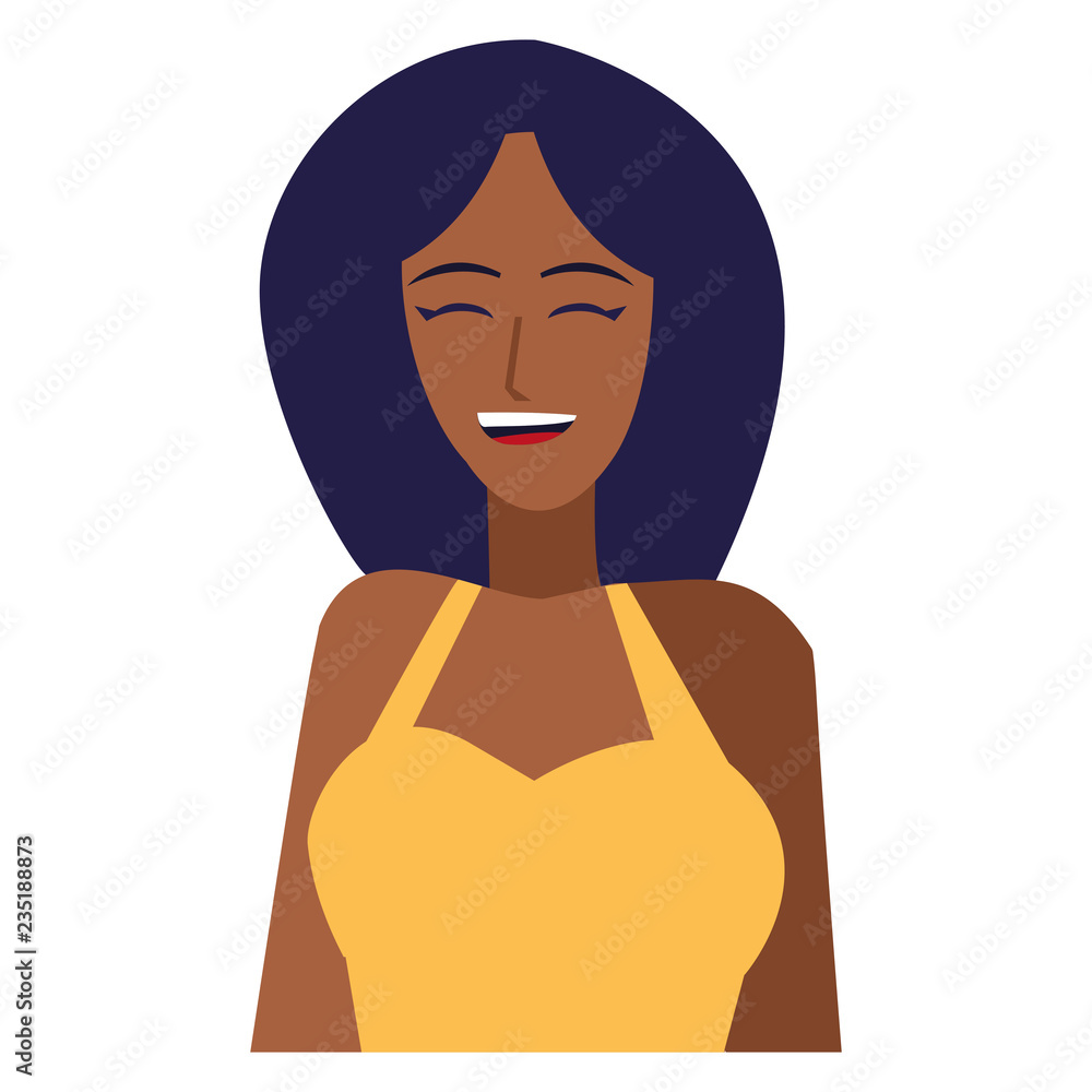 Cartoon woman icon Cartoon woman icon