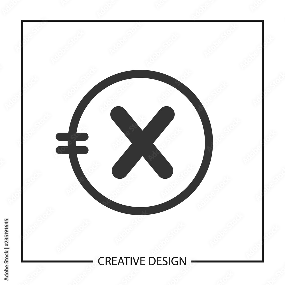 Obraz premium Initial Letter X Logo Template Vector Design