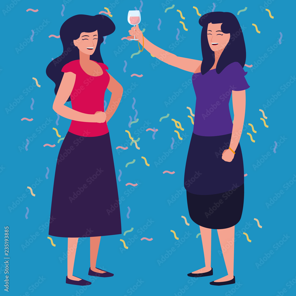 cartoon women design cartoon women design