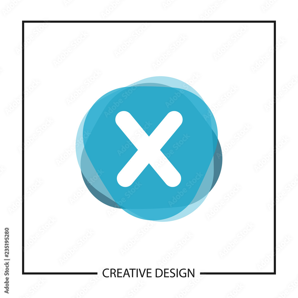 Obraz premium Initial Letter X Logo Template Vector Design