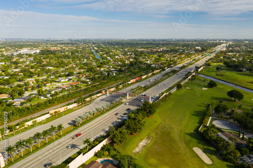 Aerial photo Kendall Miami Florida USA