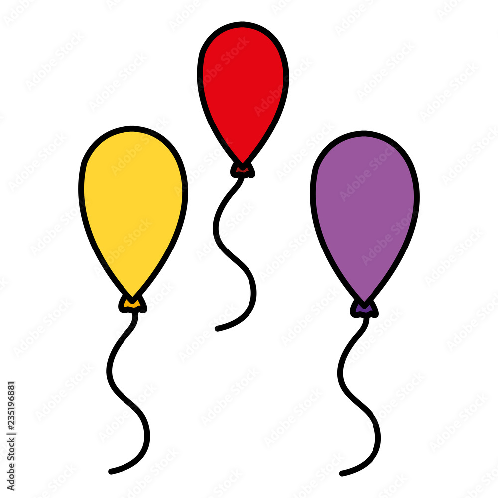 balloons icon design