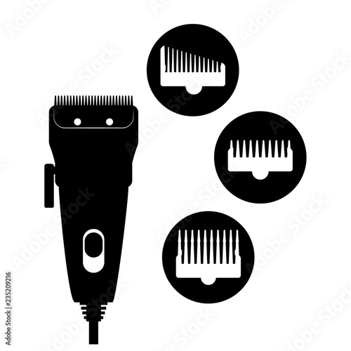 barber shop machine icon