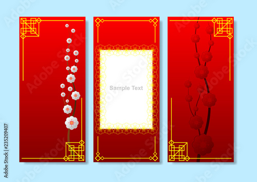 Korean tradition pattern background