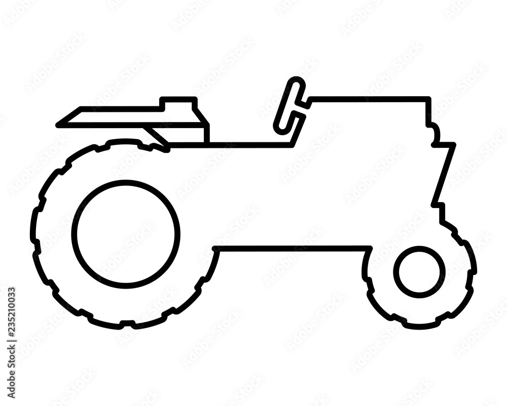 tractor agriculture silhouette icon tractor agriculture silhouette icon