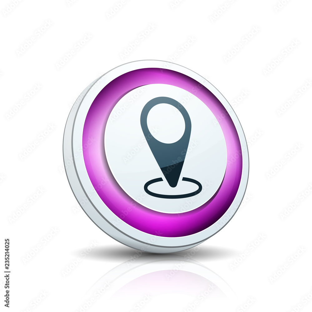GPS Navigation button illustration GPS Navigation button illustration