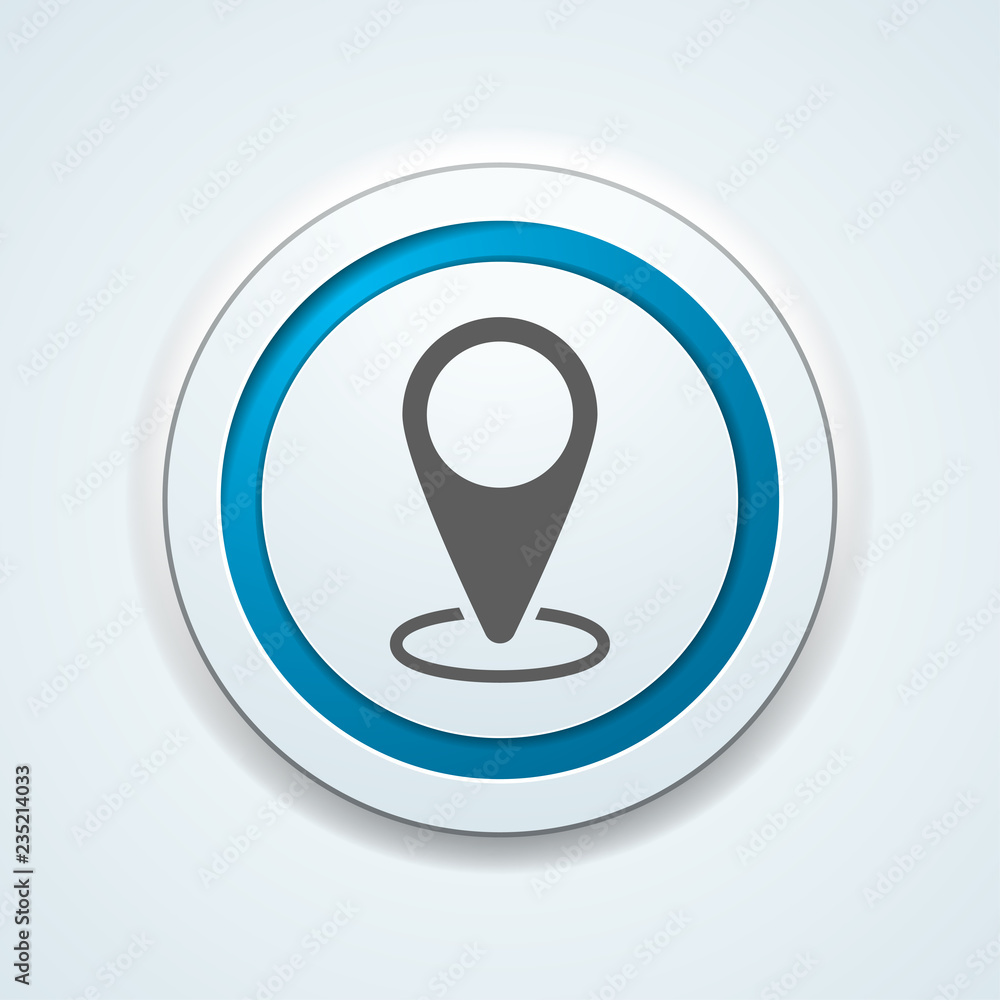 GPS Navigation button illustration GPS Navigation button illustration