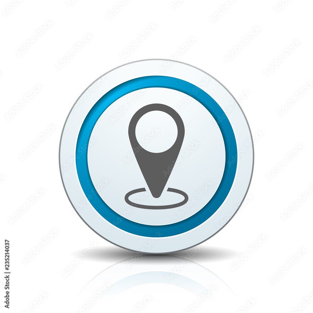 GPS Navigation button illustration GPS Navigation button illustration