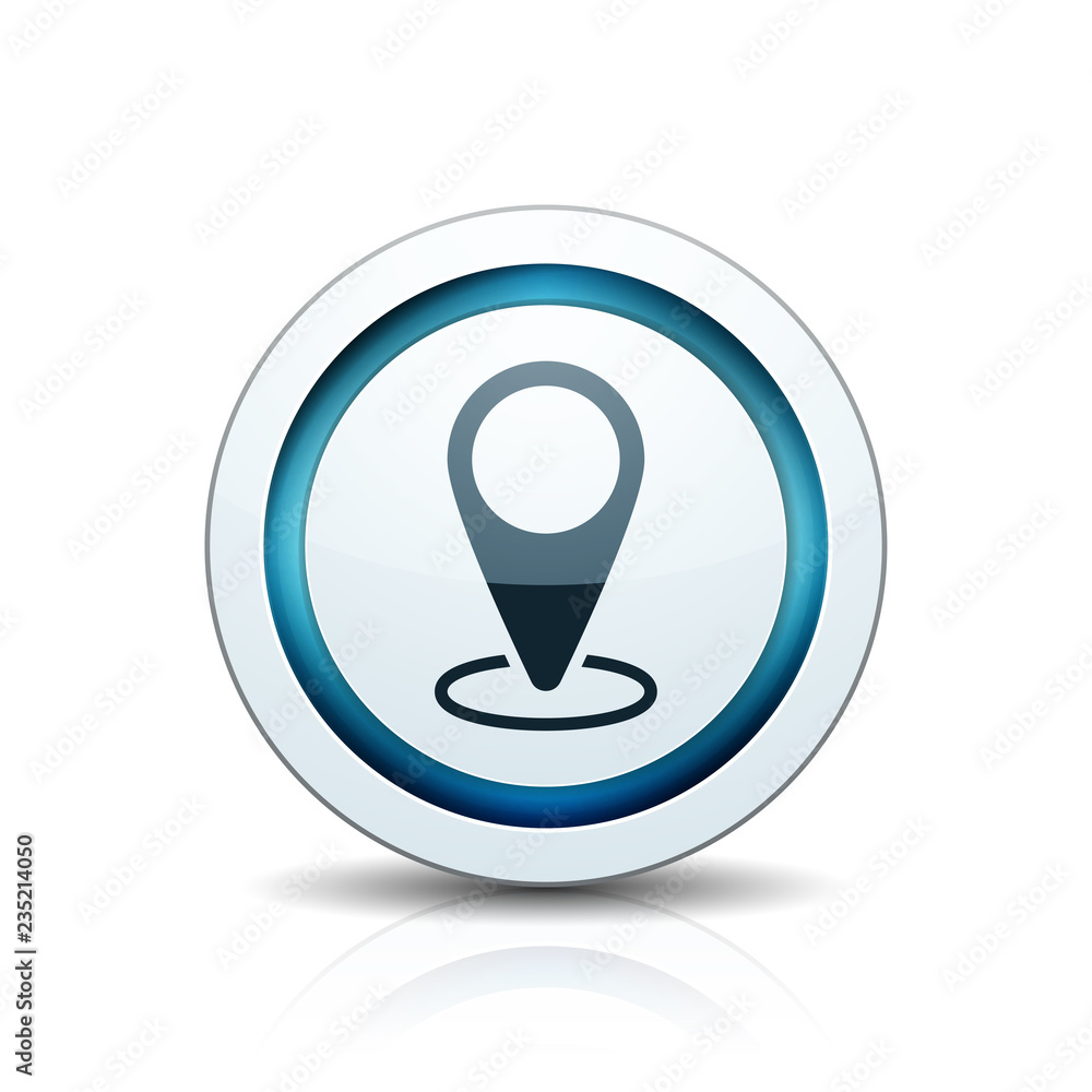GPS Navigation button illustration GPS Navigation button illustration