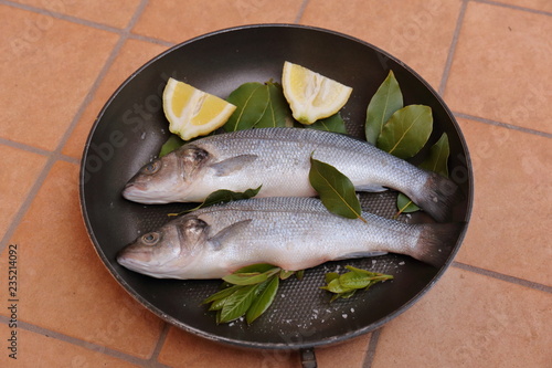 Sea bass a healthy dish