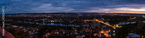 Panorama von Dresden am Abend © Matthias Böttcher