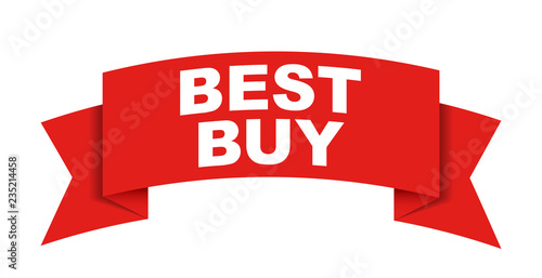 red vector banner best buy