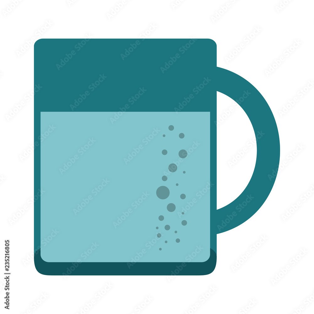 Water cup isolated