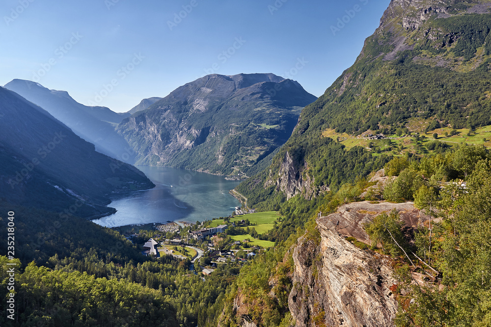 Ausblick auf Geiranger Fjord