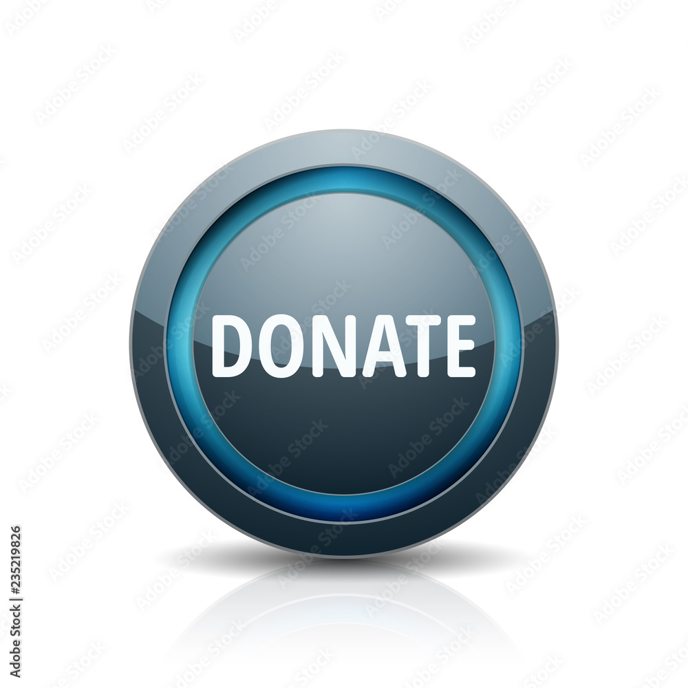 Donate button illustration Donate button illustration