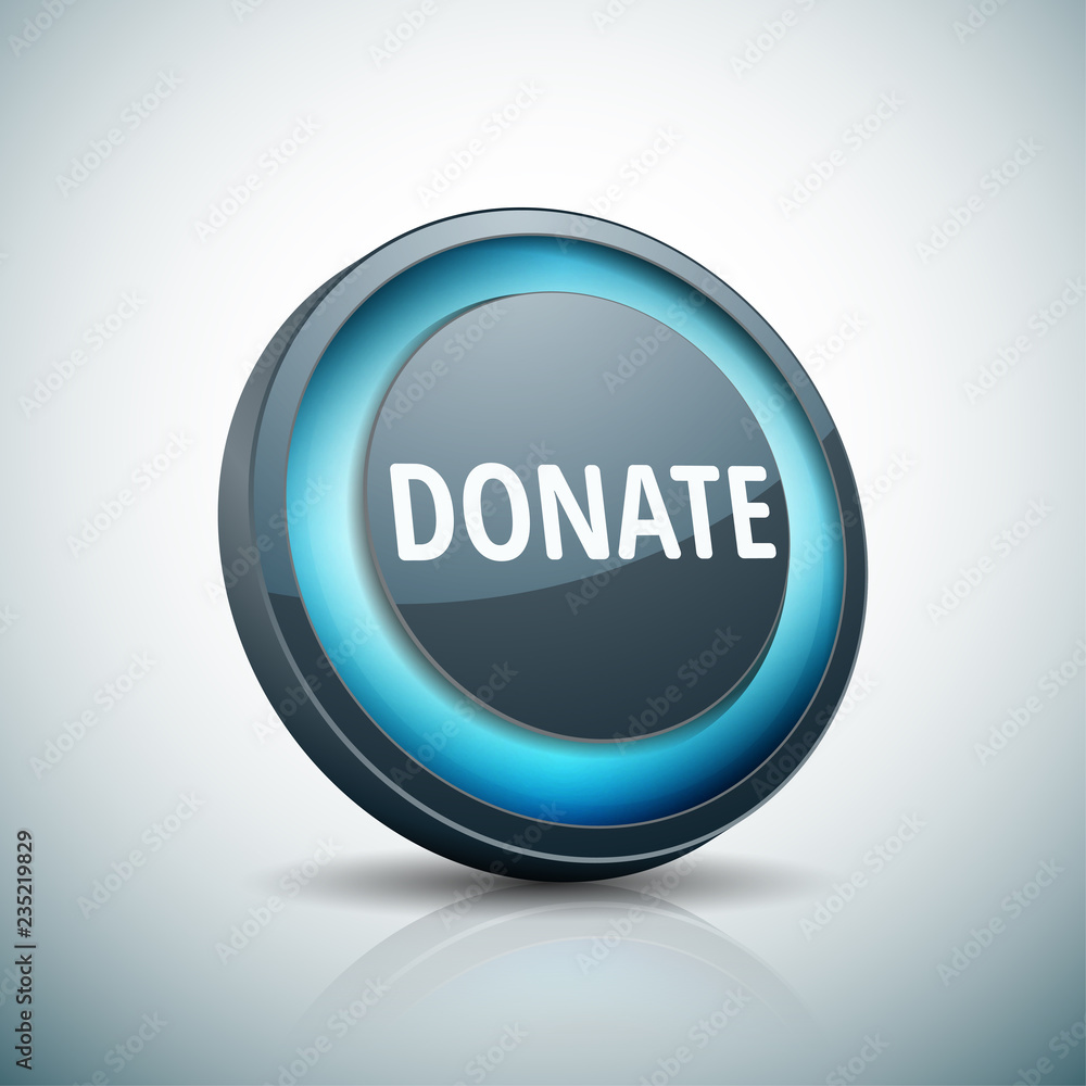 Donate button illustration Donate button illustration